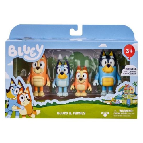 BLUEY FIGURKI 4PAK RODZINKA 13009