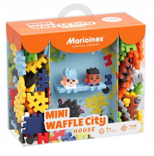 Marioinex KLOCKI WAFFLE MINI - DOM 148 EL