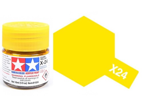 TAMIYA 81524 X-24 Clear Yellow Gloss