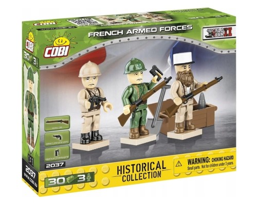 Cobi 2037 Historical Collection WWII Figurki armia francuska.jpg