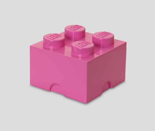 LEGO Pojemnik na klocki 4 różowy