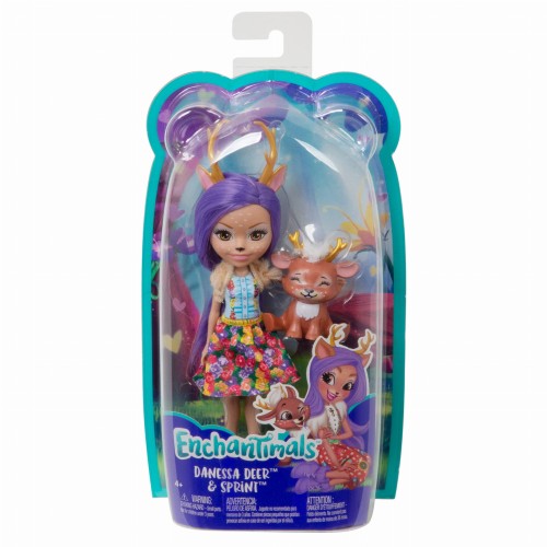 Enchantimals DVH87 FXM75 Danessa Deer + jelonek Sprint