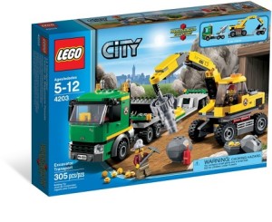 LEGO 4203 City Koparka wiek:5-12 lat