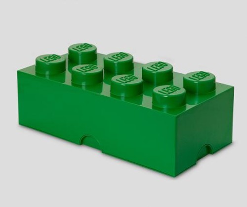 LEGO Pojemnik na klocki 8 kolor ciemnozielony