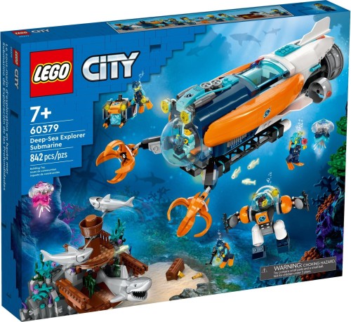 Lego 60379 City Łódź podwodna badacza dna morskiego