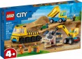 Lego 60391 City Ciężarówki i dźwig z kulą wyburzeniową