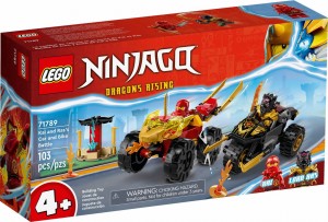 LEGO 71789 Ninjago Bitwa samochodowo-motocyklowa między Kaiem a Rasem