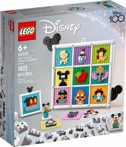 Lego 43221 Disney 100 lat kultowych animacji Disneya