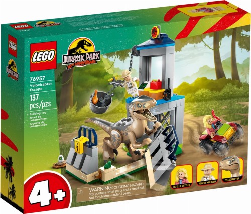 Lego 76957 Jurassic World Ucieczka welociraptora