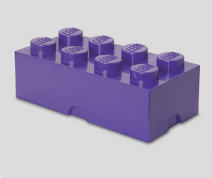 LEGO Pojemnik na klocki 8 fioletowy