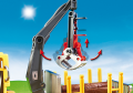  PLAYMOBIL 6813 Wóz do przewozu drewna z dźwigiem