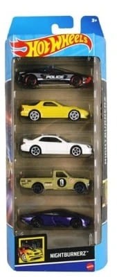 Hot Wheels 01806 HVH93 Samochody 5-pak