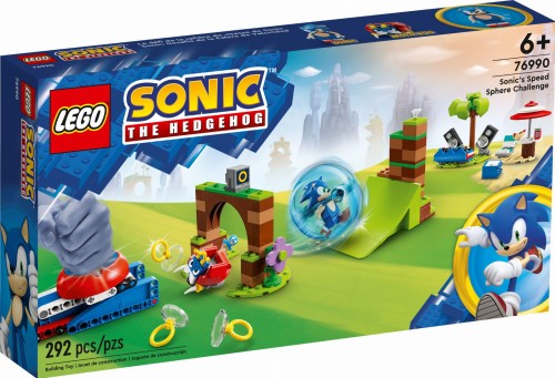 LEGO 76990 SONIC THE HEDGEHOD Wyzwanie z pędzącą kulą