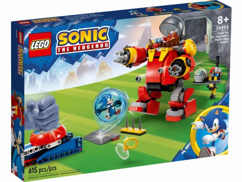 LEGO 76993 SONIC THE HEDGEHOG Sonic kontra dr. Eggman i robot Death Egg