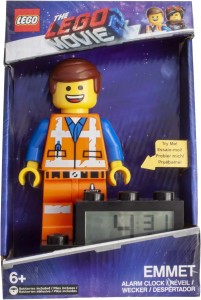 LEGO 9003967 Movie 2 Emmet dziecięcy minifigurka świecący budzik
