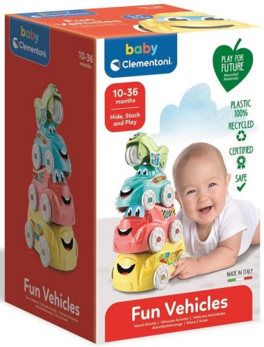 Clementoni 17726 BABY Wieża z autek