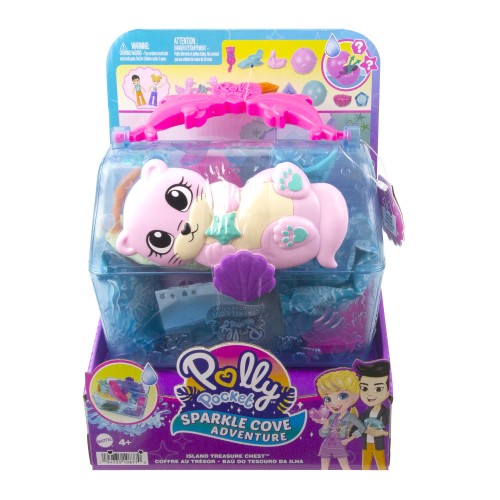MATTEL HKV47 Polly Pocket Wyspa skarbów Kuferek Zestaw