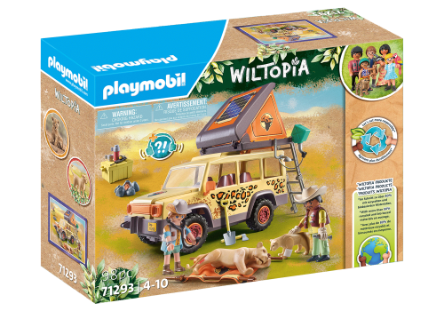 Playmobil 71293 WILTOPIA Pojazd terenowy z lwami