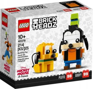 LEGO 40378 BRICKHEADZ Goofy i Pluto