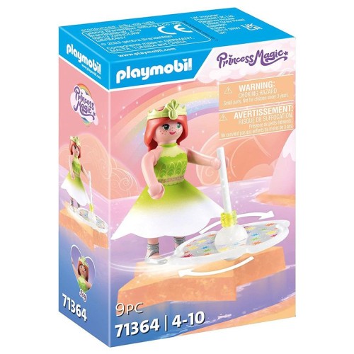 PLAYMOBIL 71364 PRINCESS MAGIC Niebiański tęczowy bączek z księżniczką