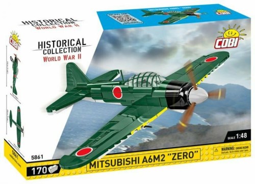 COBI 5861 Historical Collection WWII Mitsubishi A6M2 Zero