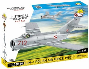 COBI 5822 Historical Collection Zimna Wojna Samolot LIM-1 Polish Air Force