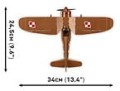 COBI 5742 HISTORICAL COLECTION Myśliwiec PZL P.11c (9)