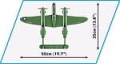 COBI 5726 HISTORICAL COLECTION WWII Lockheed P-38 H Lightning (7)