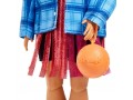 MATTEL HDJ46 Barbie Extra Sportowa sukienka Czarno różowe włosy (4)