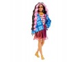 MATTEL HDJ46 Barbie Extra Sportowa sukienka Czarno różowe włosy (1)