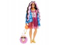 MATTEL HDJ46 Barbie Extra Sportowa sukienka Czarno różowe włosy (2)