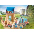PLAYMOBIL 71353 HORSES OF WATERFALL Amelia i Whisper z boksem stajennym (5)