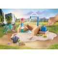 PLAYMOBIL 71354 HORSES OF WATERFALL Isabella i Lioness z myjnią dla koni (5)