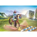PLAYMOBIL 71355 HORSES OF WATERFALL Zoe i Blaze tor z przeszkodami  (1)