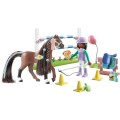 PLAYMOBIL 71355 HORSES OF WATERFALL Zoe i Blaze tor z przeszkodami (6)