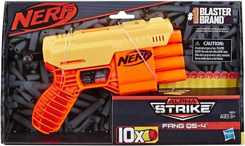 HASBRO E6973 NERF Wyrzutnia Alpha Strike Fang QS-4