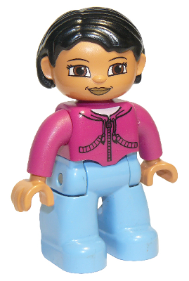 LEGO DUPLO Kobieta różowa bluza.png