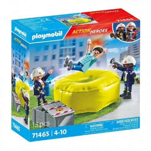 PLAYMOBIL 71465 ACTION HEROES Strażacy z poduszką powietrzną
