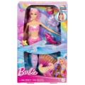MATTEL HRP96 HRP97 BARBIE Malibu Syrenka zmieniająca kolor Jasna karnacja