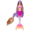 MATTEL HRP96 HRP97 BARBIE Malibu Syrenka zmieniająca kolor Jasna karnacja (2)