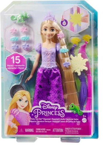 MATTEL HLW18 DISNEY PRINCESS Roszpunka Bajkowe włosy