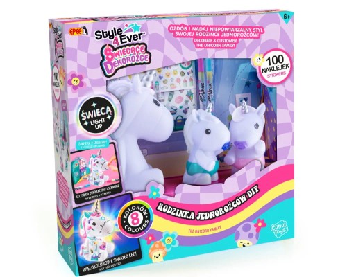 EPEE EP60040 Świecące Dekorożce Rodzinka DIY