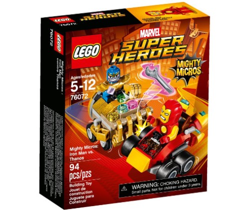 LEGO 76072 Mighty Micros Iron man kontra Thanos