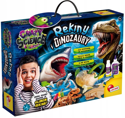 LISCIANI 97586 CRAZY SIENCE Rekiny i dinozaury