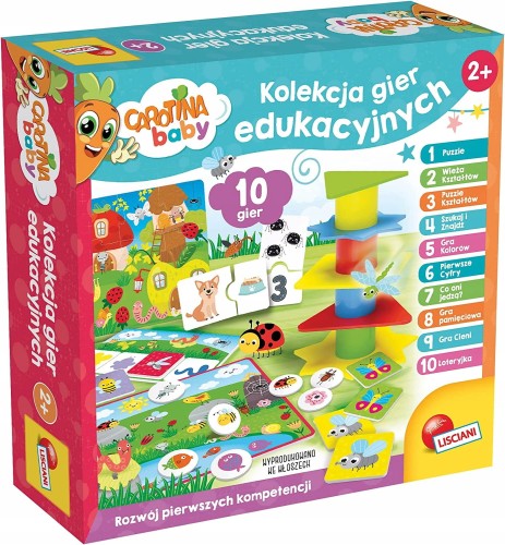 LISCIANI 95117 CAROTINA BABY Kolekcja gier edukacyjnych