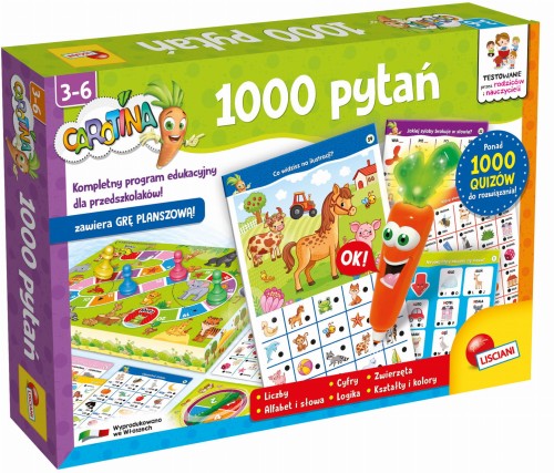 LISCIANI 49363 CAROTINA 1000 pytań gra