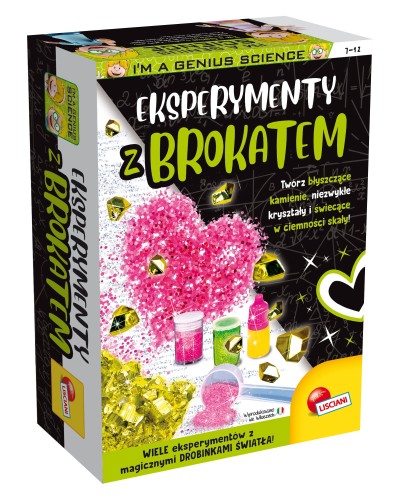LISCIANI 100194 IM A GENIUS SIENCE Eksperymenty z brokatem