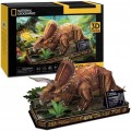 CUBIC FUN DS1052 Puzzle 3D National Geographic Triceratops (1)