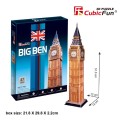 CUBIC FUN 20094 Puzzle 3D Zegar Big Ben (2)