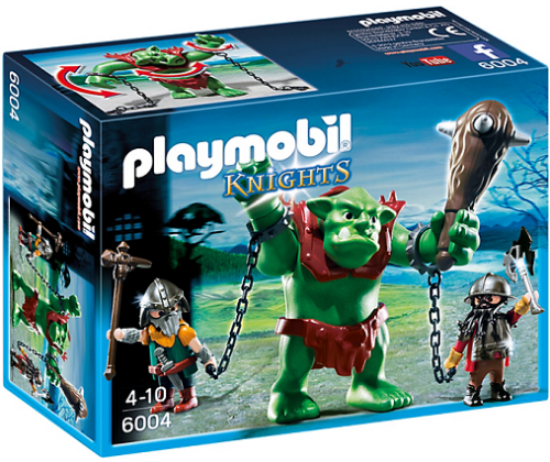 PLAYMOBIL 6004 Olbrzymi troll z karłowatymi wojownikami